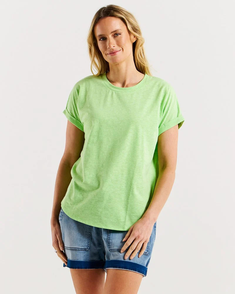 Hailey Bright Green tee