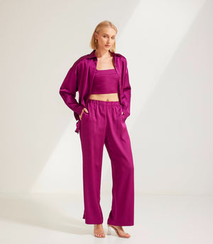 Magenta Pant