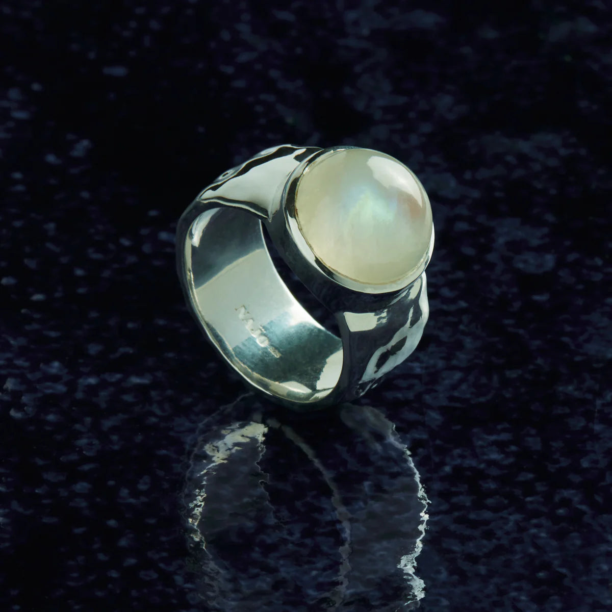 Chroma Silver Moonstone Ring