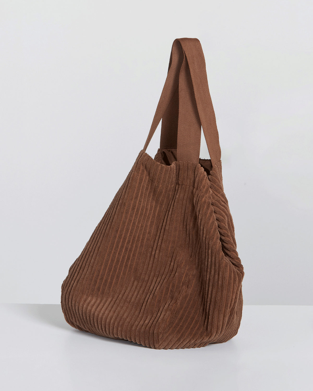 Bianca Chocolate Chunky Cord Tote Bag